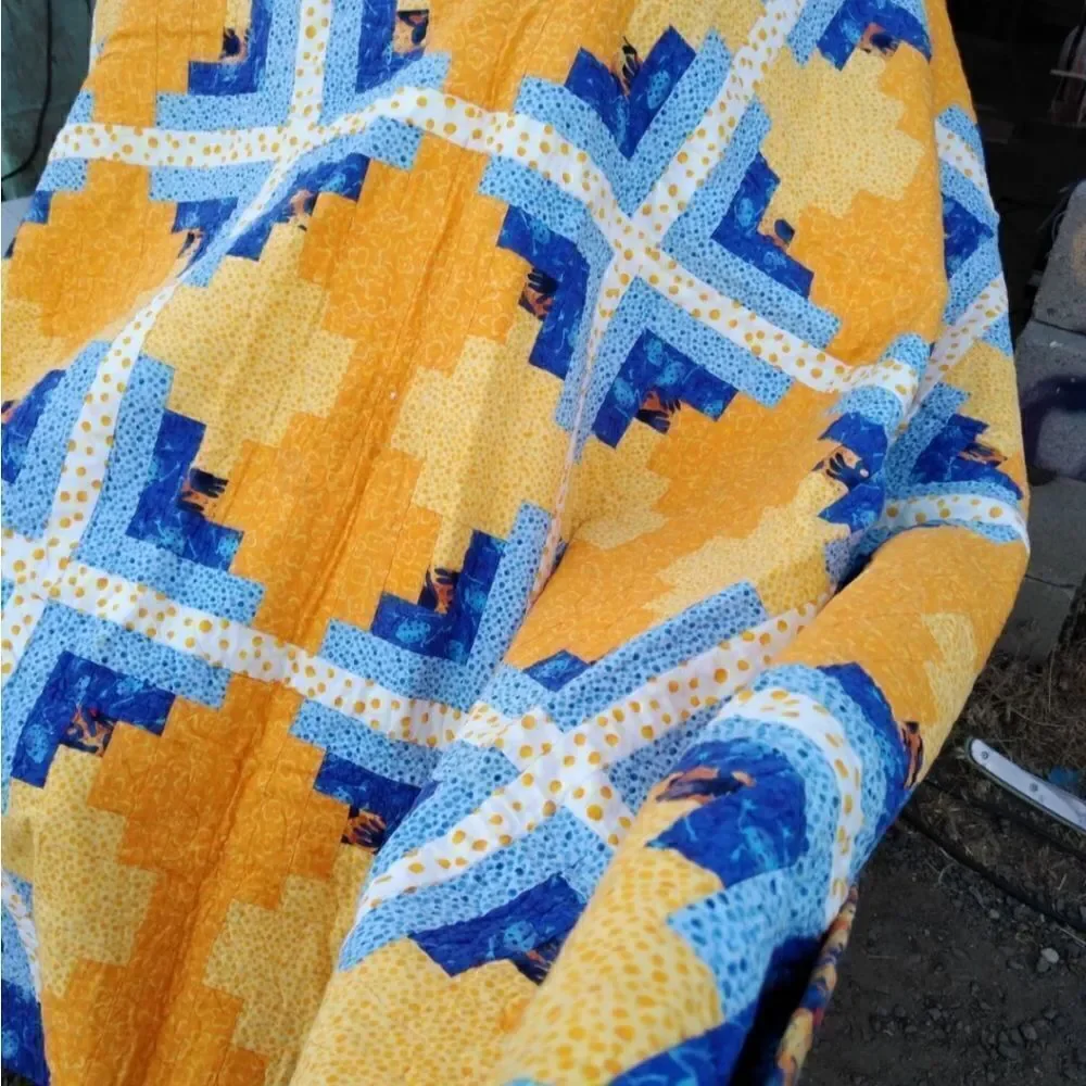 Hand crafted quilt